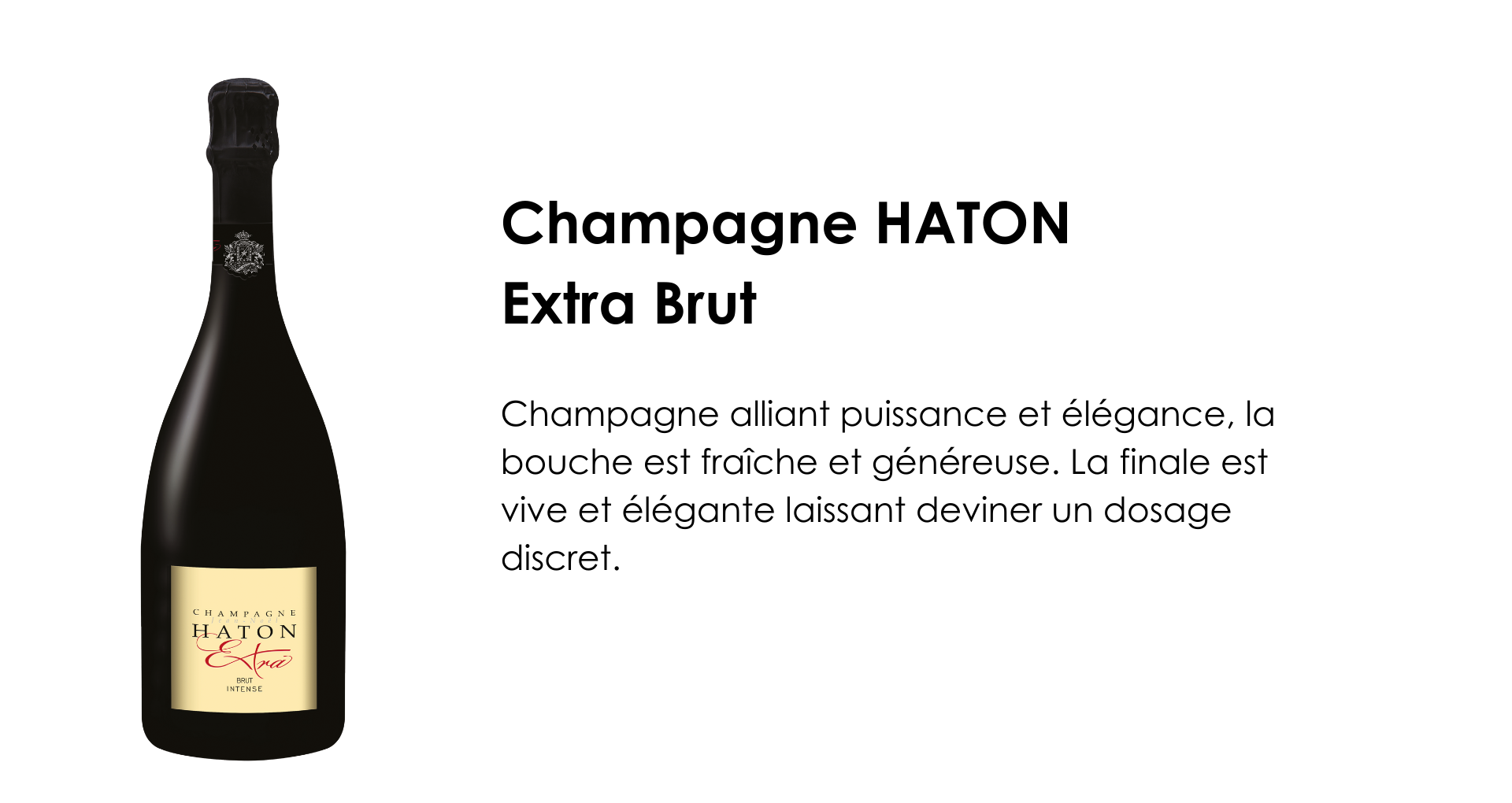 Champagne Haton brut extra