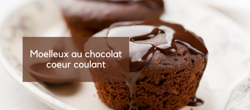 Moelleux au chocolat et son coeur coulant